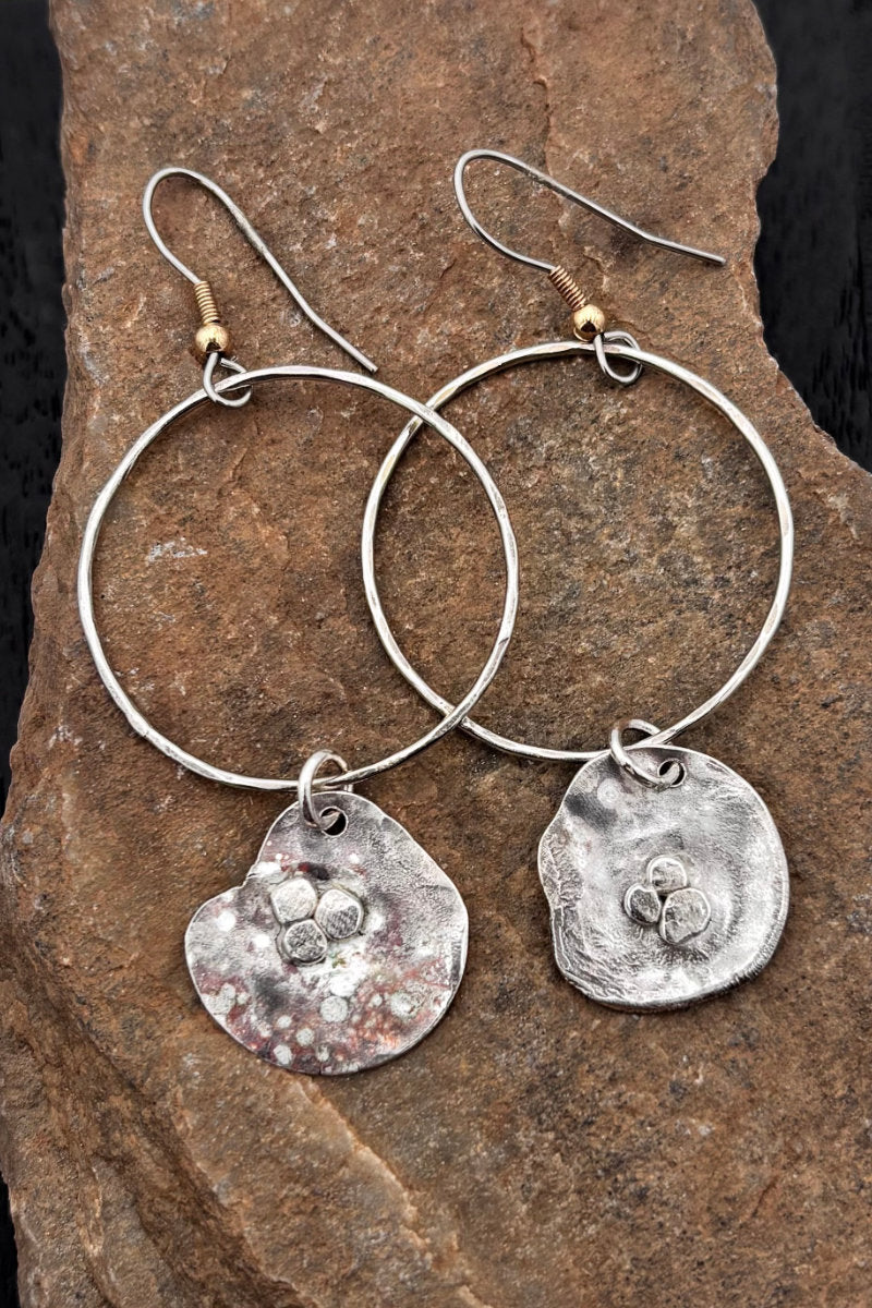 Boho-Chic Hoop Earrings